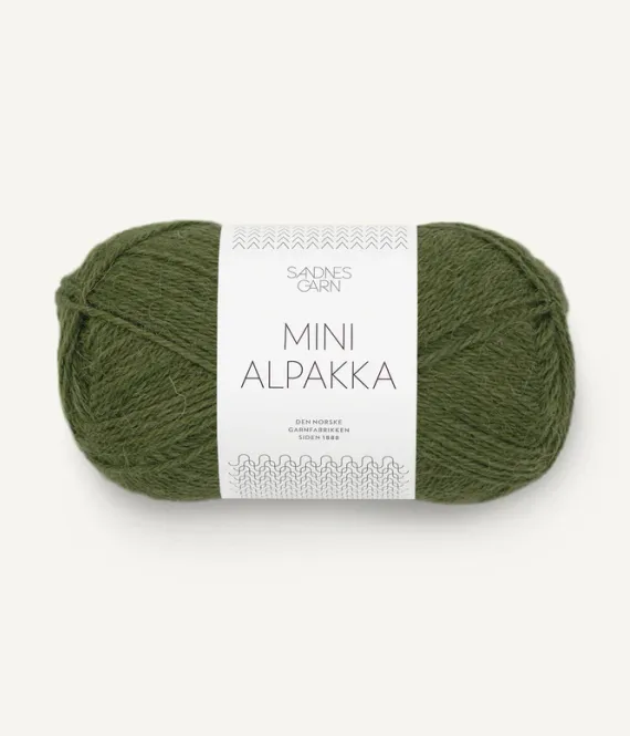Hovedbilde MINI ALPAKKA MOSEGRØNN 9573