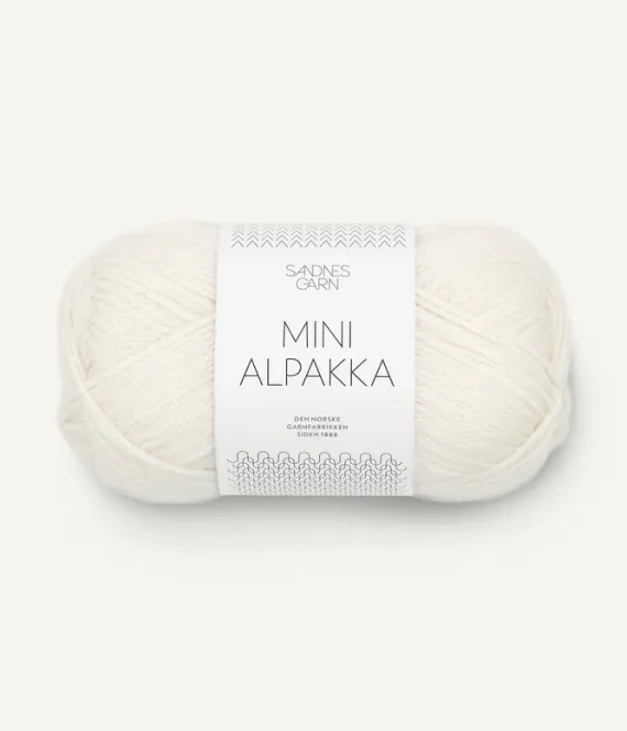 Hovedbilde MINI ALPAKKA OPTISK HVIT 1001